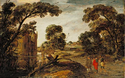 夏の風景（エマオへの道）1612-13